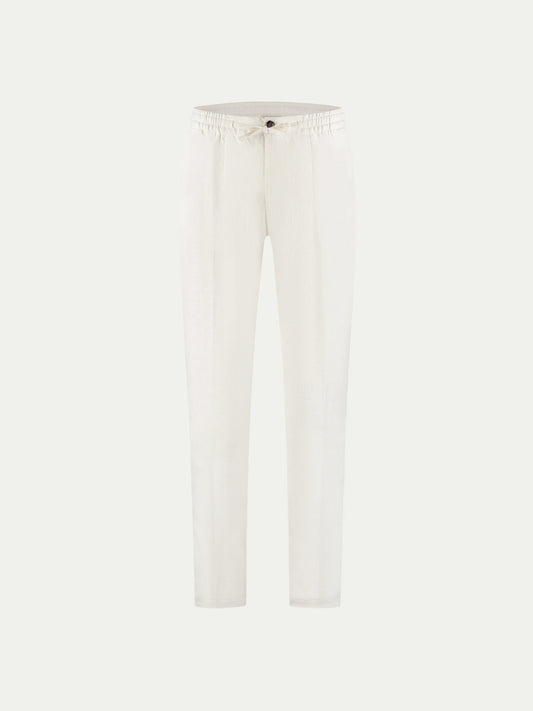 Ecru Linen Seaside Pants