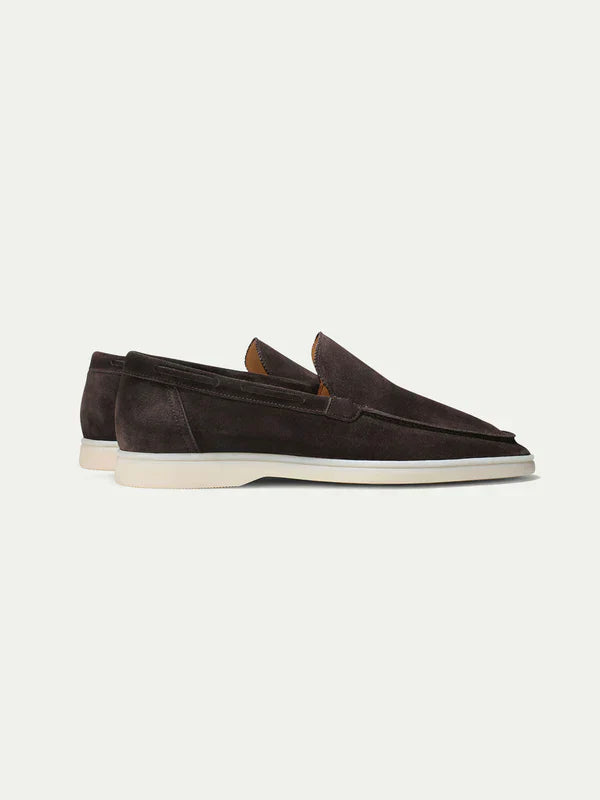 Brown Montacour Suede Loafer