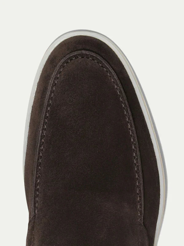 Brown Montacour Suede Loafer