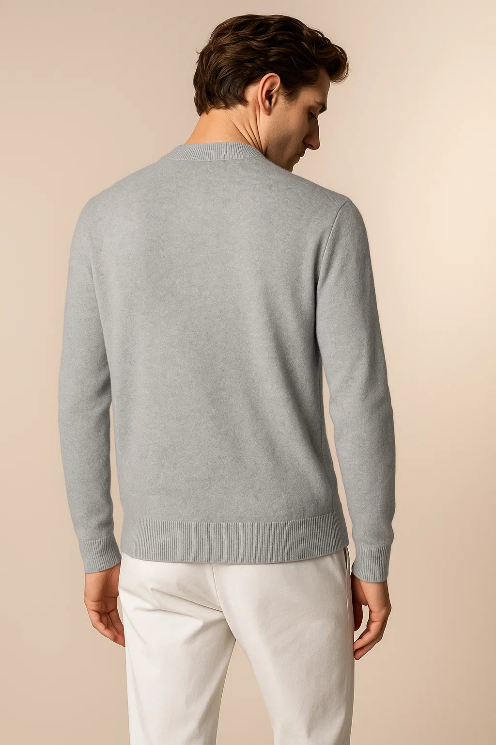 Cavaliere Cashmere Crewneck Light Grey