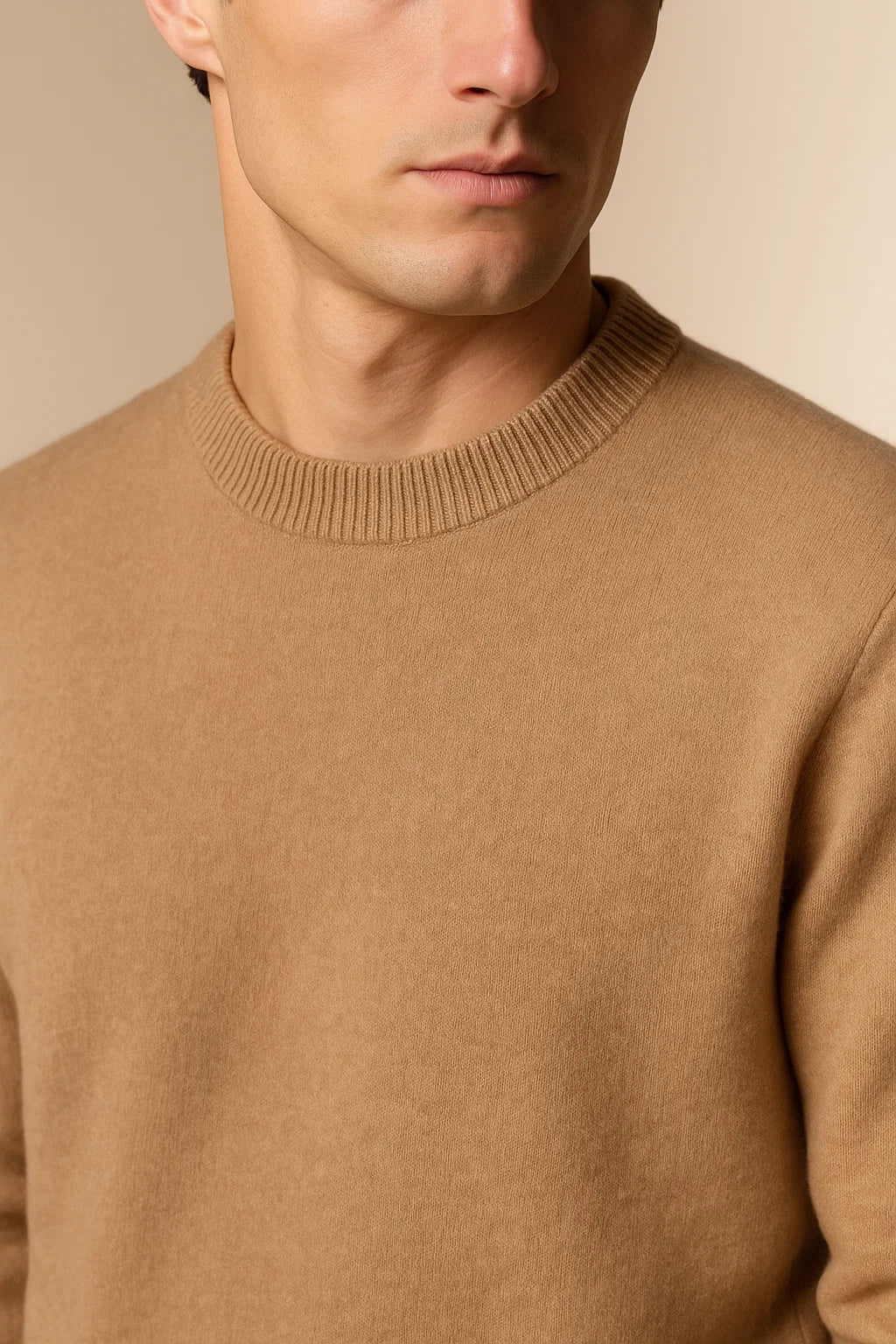 Cavaliere Cashmere Crewneck Camel