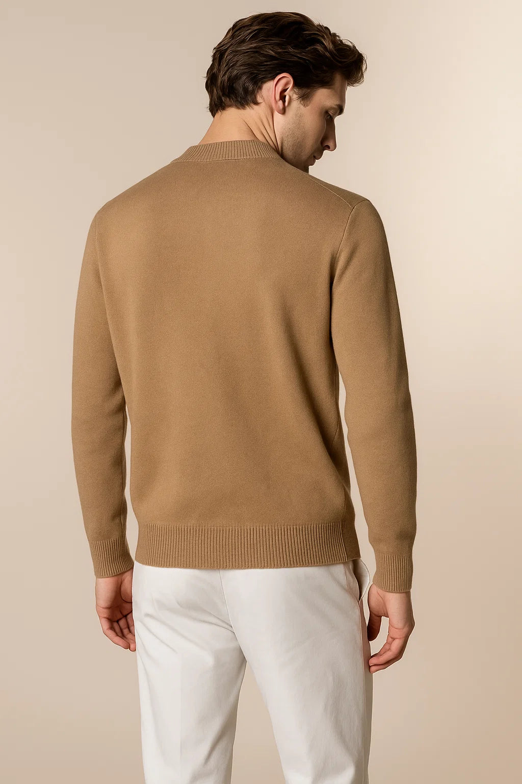 Cavaliere Cashmere Crewneck Camel