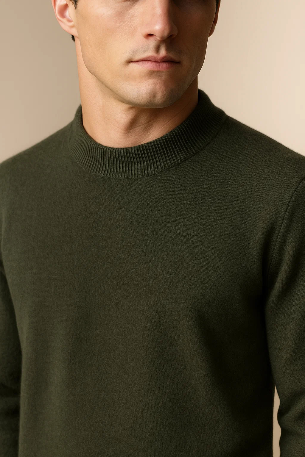 Cavaliere Cashmere Crewneck Army Green