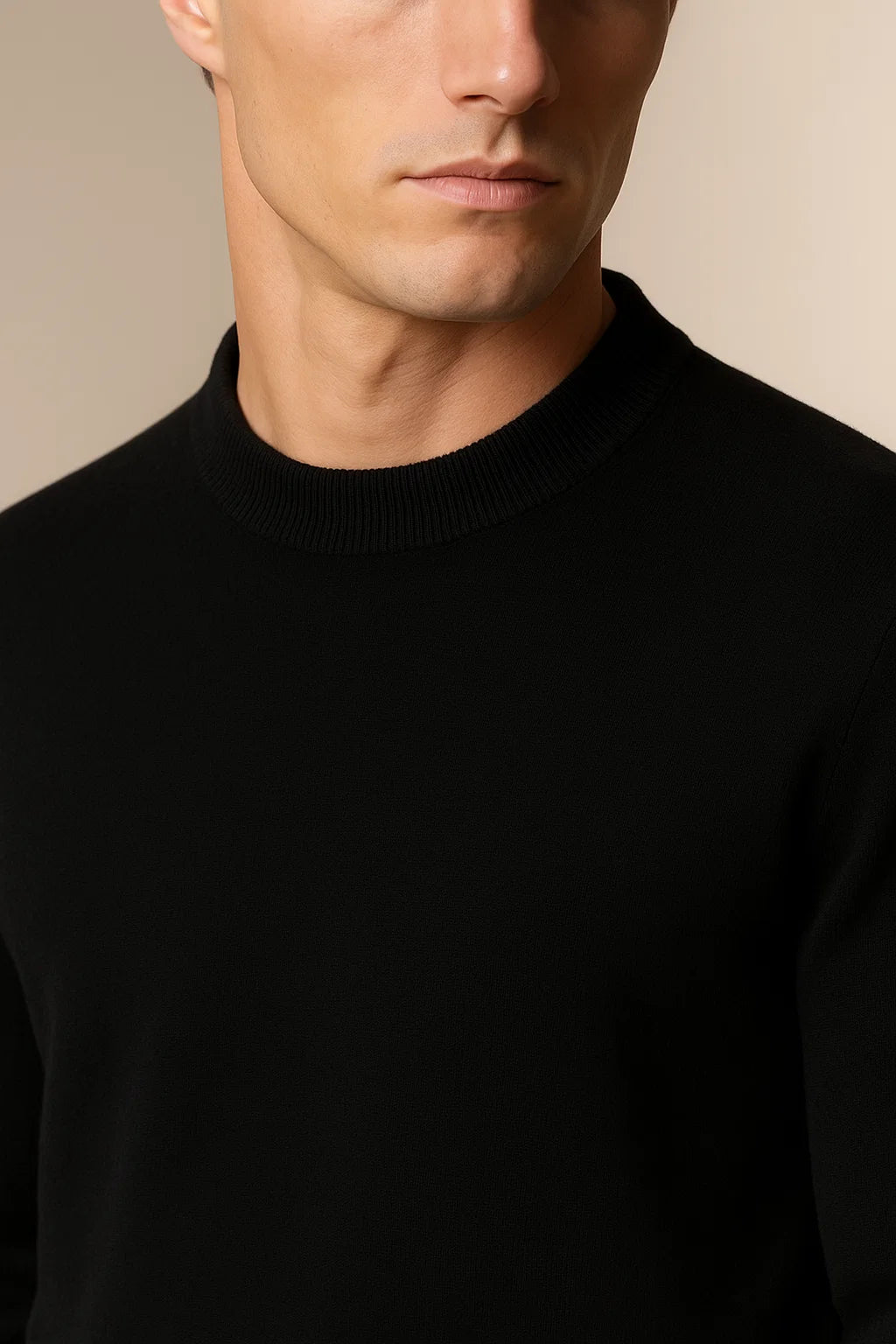 Cavaliere Cashmere Crewneck Black