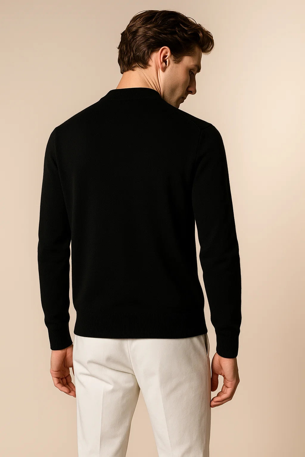 Cavaliere Cashmere Crewneck Black
