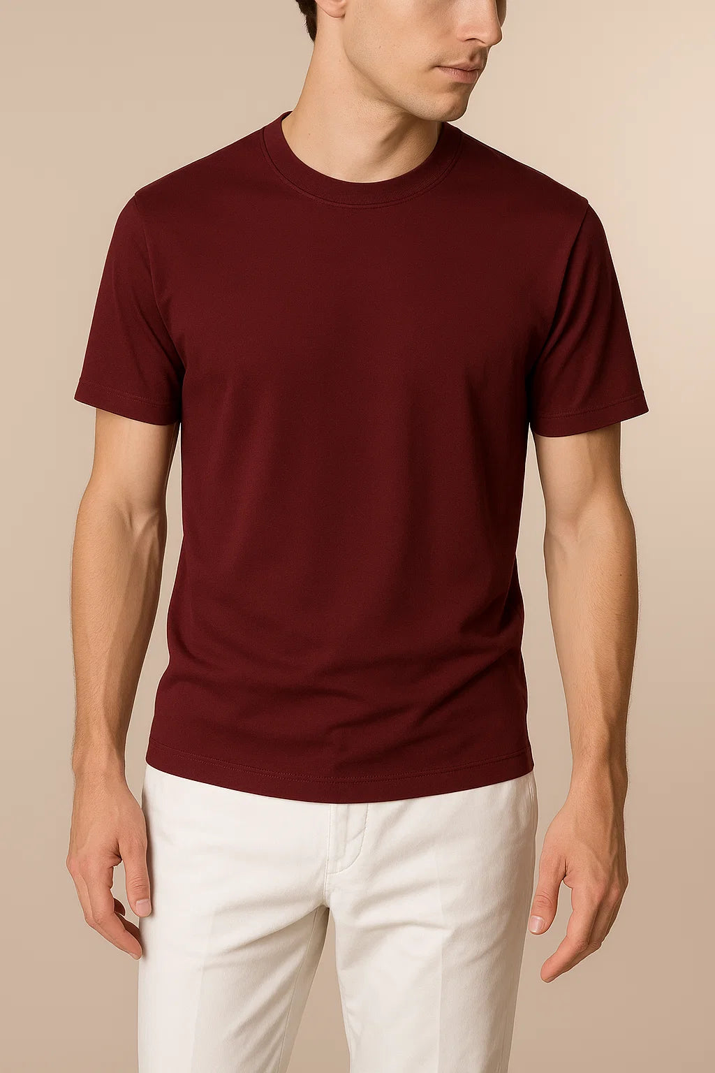 Sovrano Tee Burgundy