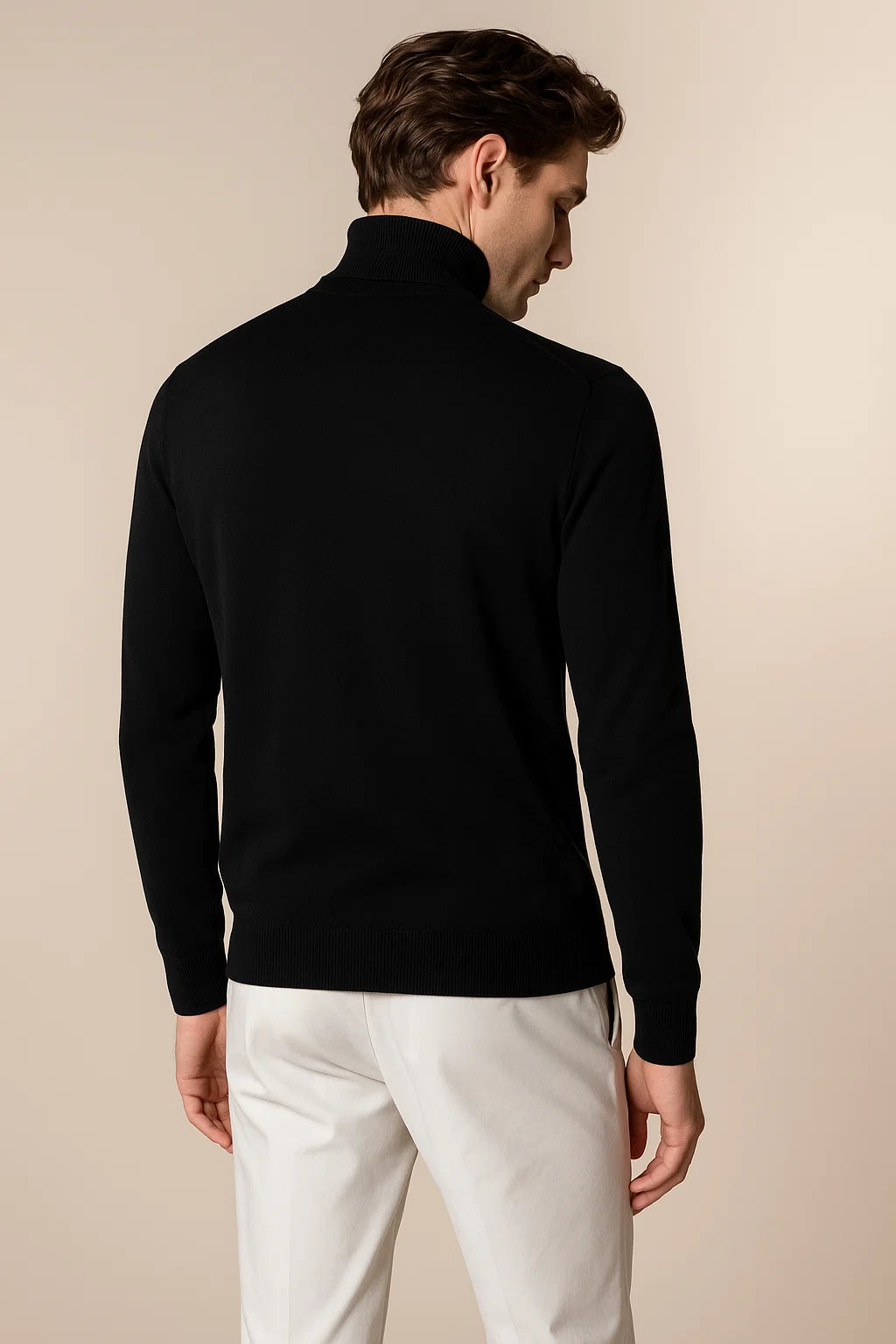 Eterna Cashmere Rollneck Black