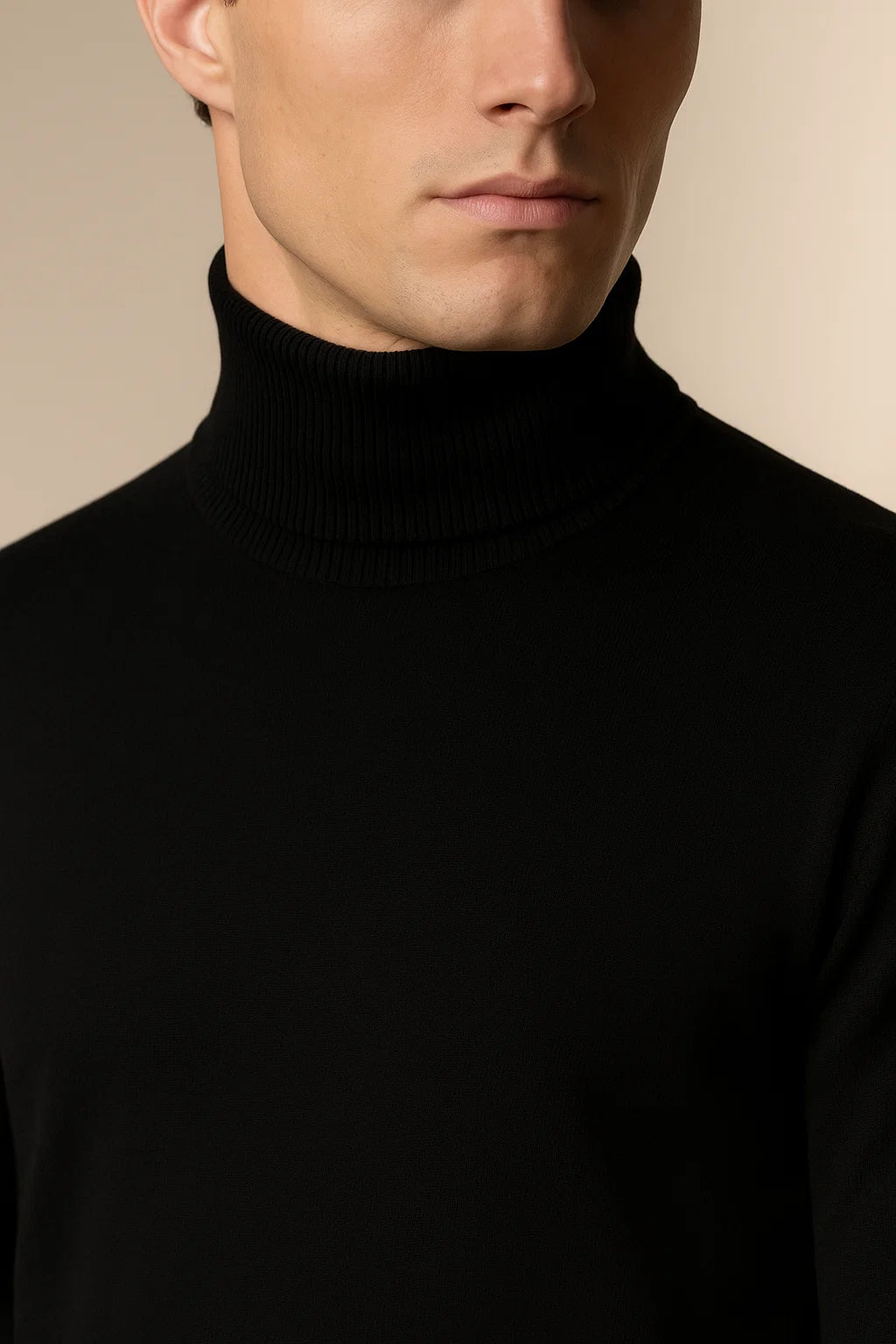 Eterna Cashmere Rollneck Black
