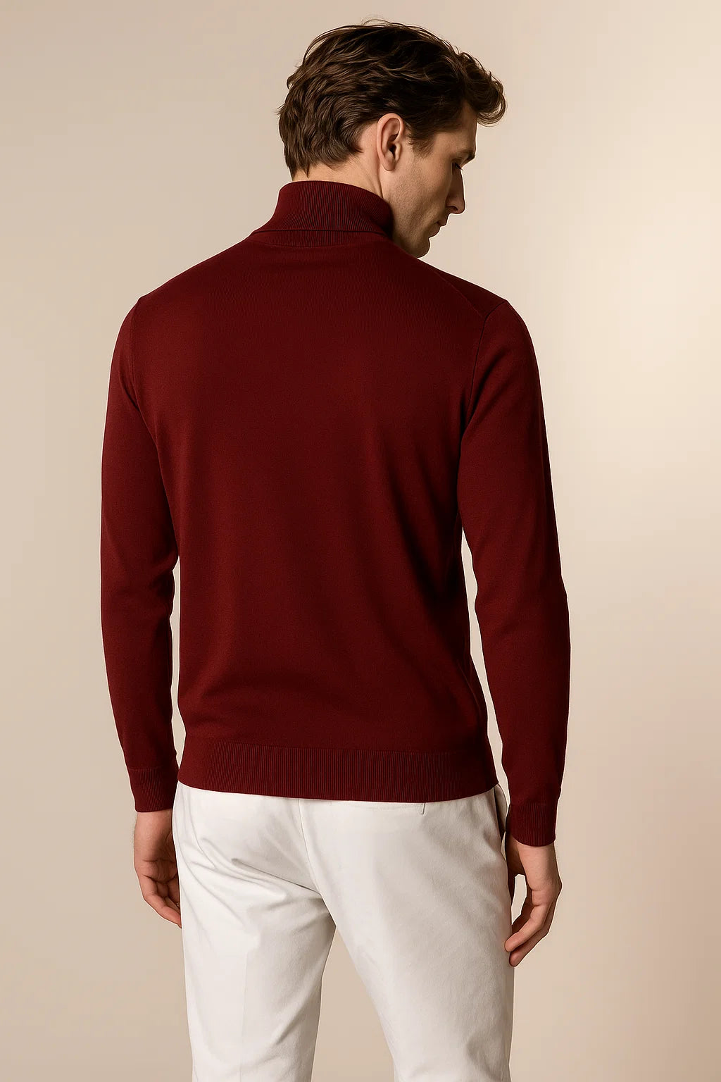 Eterna Cashmere Rollneck Bordeaux
