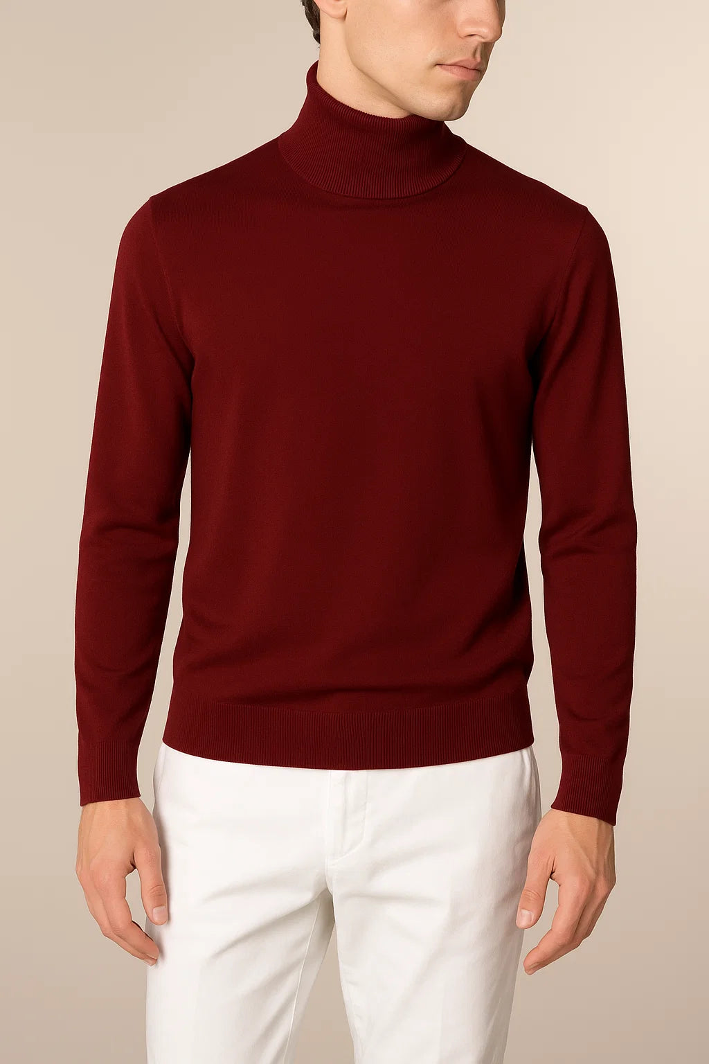 Eterna Cashmere Rollneck Bordeaux