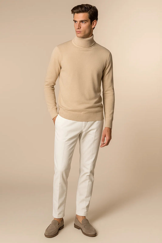 Eterna Cashmere Rollneck Beige