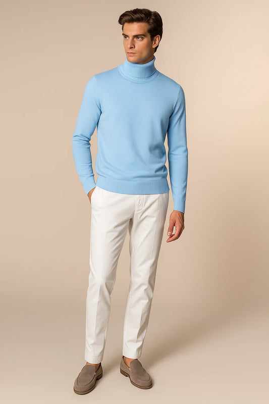 Eterna Cashmere Rollneck Baby Blue