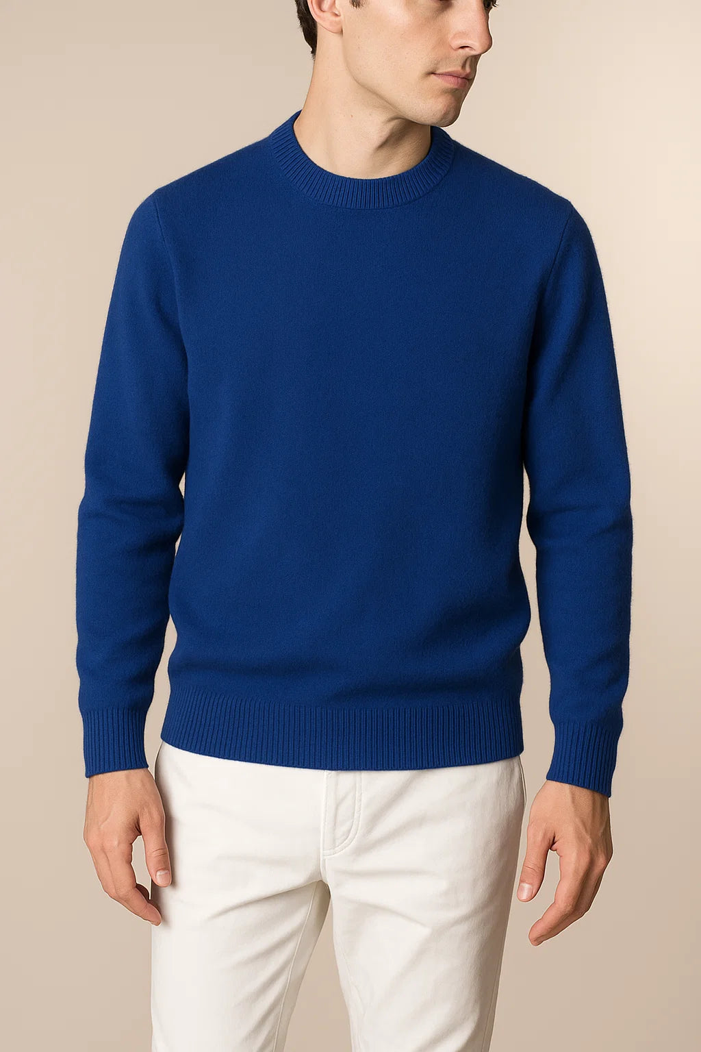 Cavaliere Cashmere Crewneck Blue