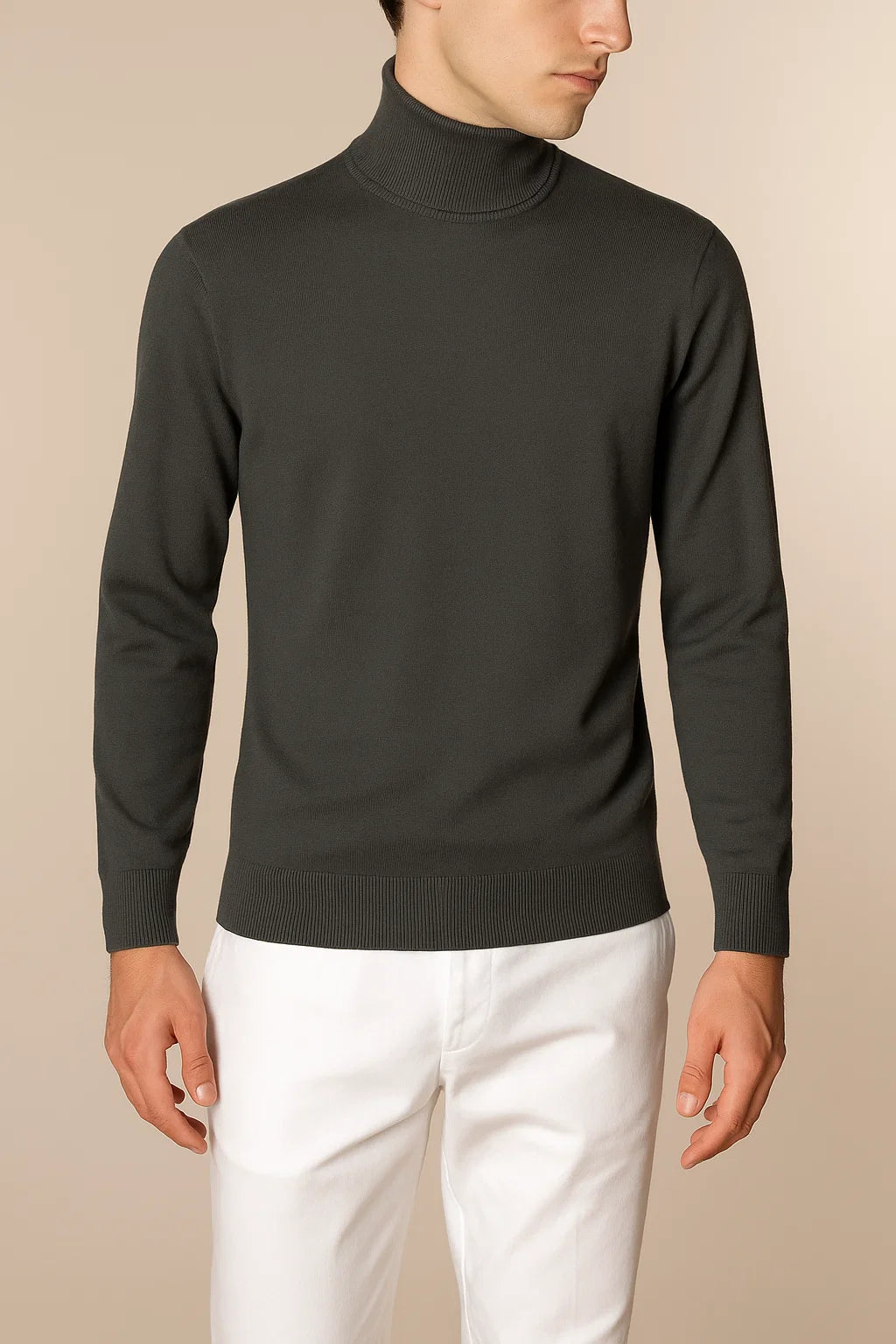 Eterna Cashmere Rollneck Grey